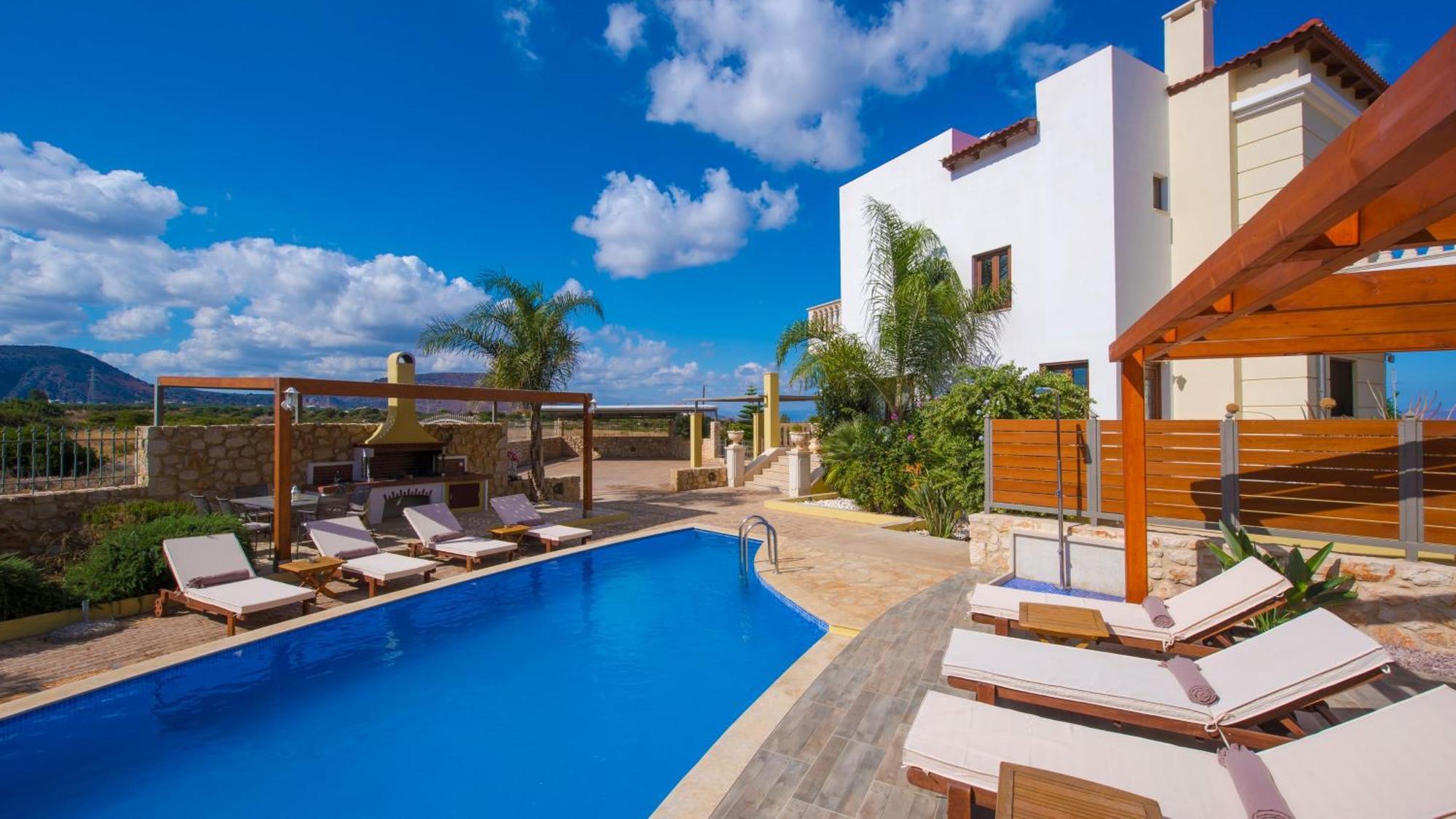 Sunshine Villa With Private Pool By Estia Hersonissos  Ngoại thất bức ảnh